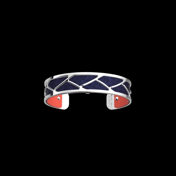 Les Georgettes Tresse bracelet - silver and leather - Picture 2 of 5